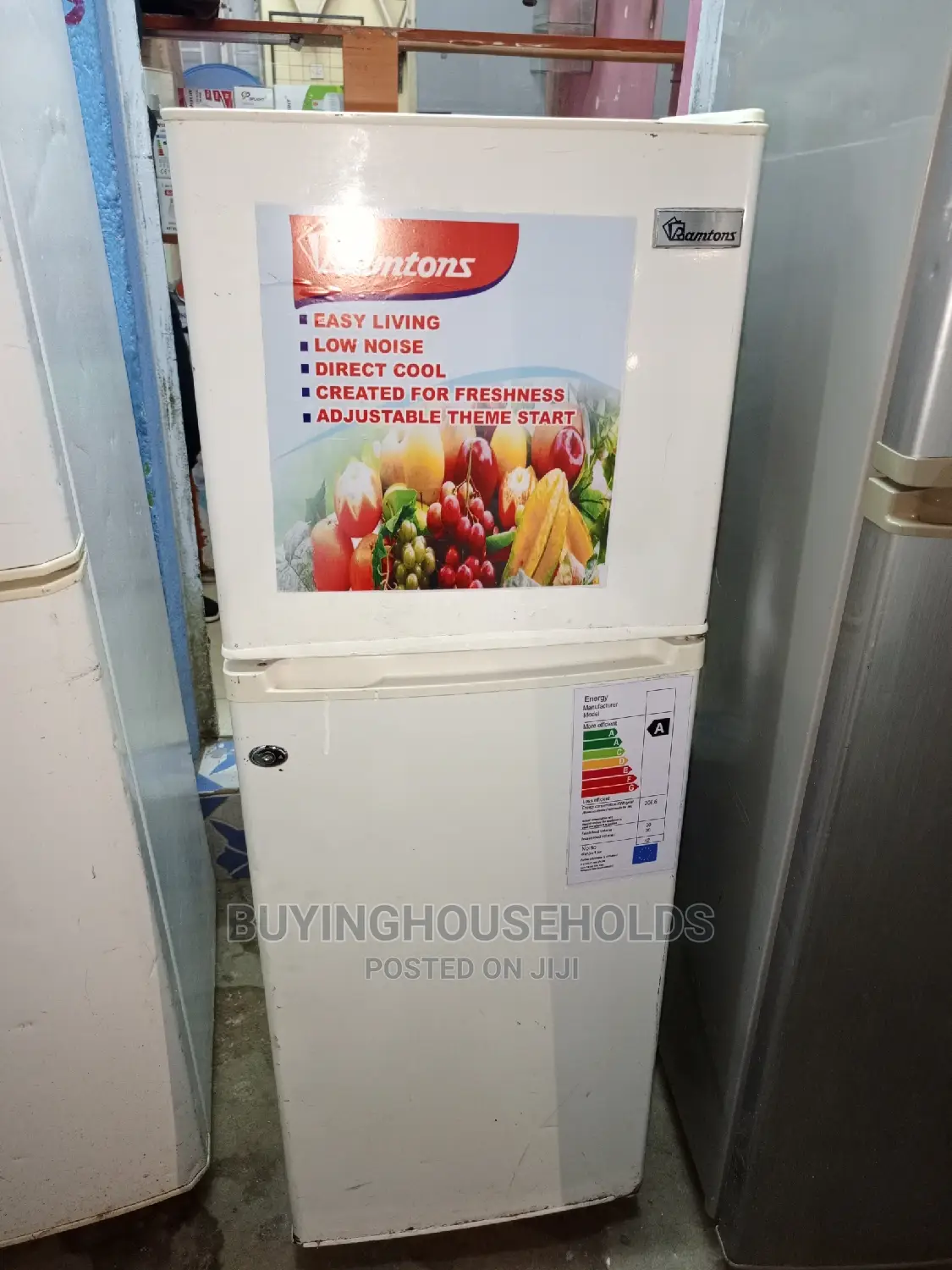Ramtons 128L Two Door Fridge