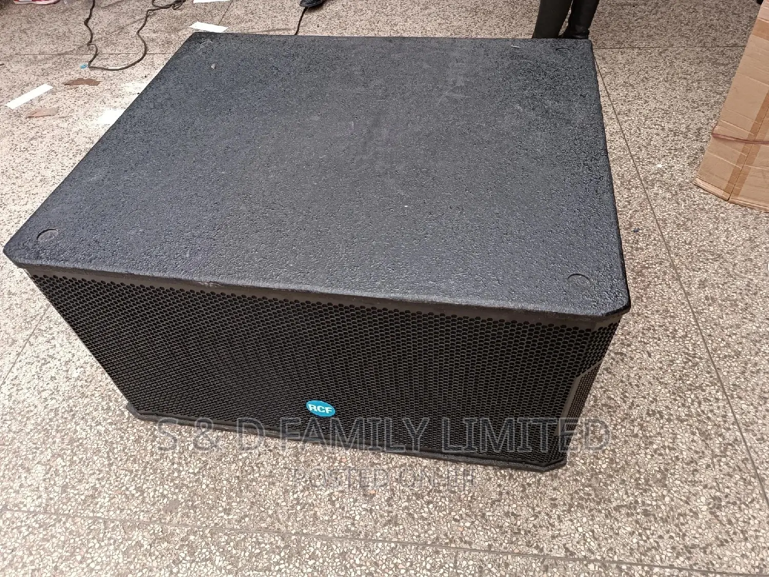 RCF Double Bass Earth Shaker Speaker
