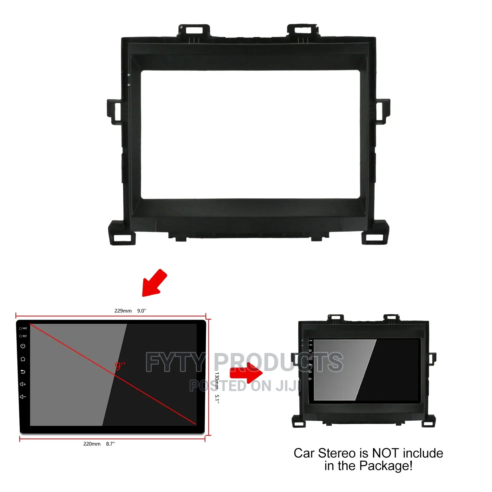 Fascia Frame for Toyota Alphard 2012-2014