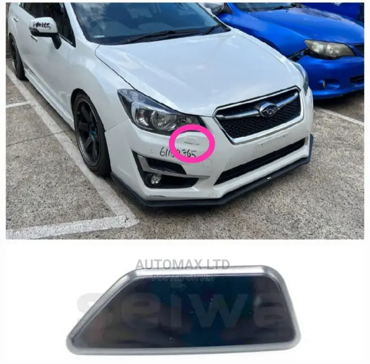 Headlight Washer Cap Covers. For Subaru Impreza. Yr2012+