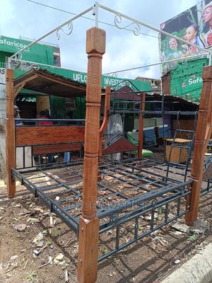 Metallic Mahogany Bed 6 By6 - thumbnail 2