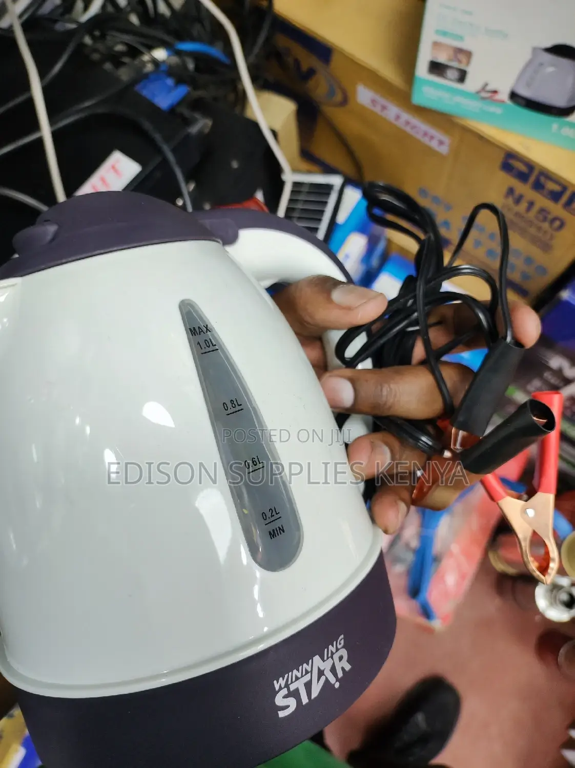 DC Solar Power Kettle 150W 12V DC Solar Electric Kettle