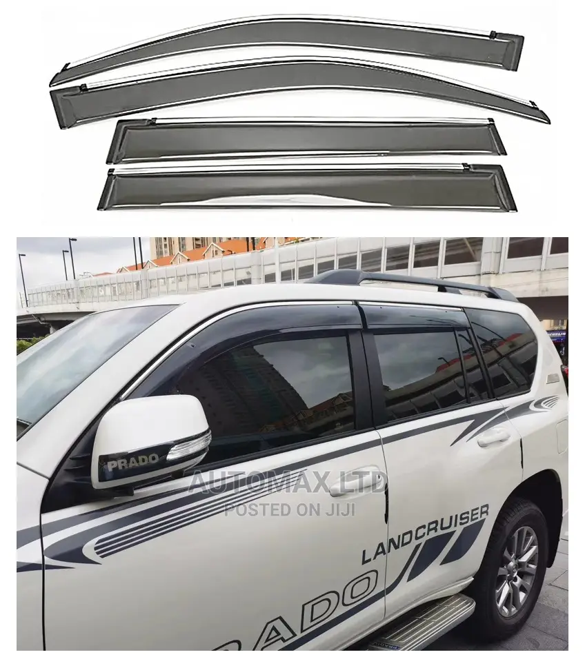 Toyota Prado Land Cruiser, Yr2010+, Window Visor Deflectors