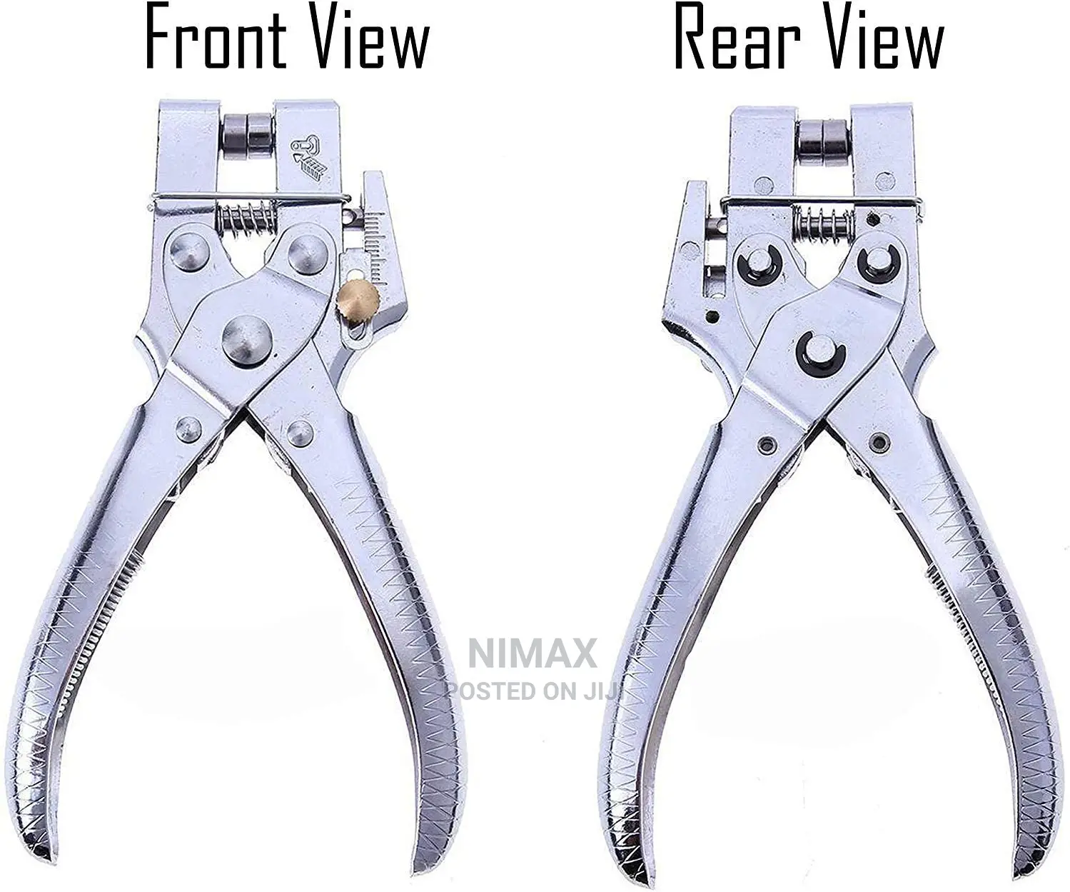 Heavy Duty Eyelet Hole Punch Pliers Set With 100 Eyelets
