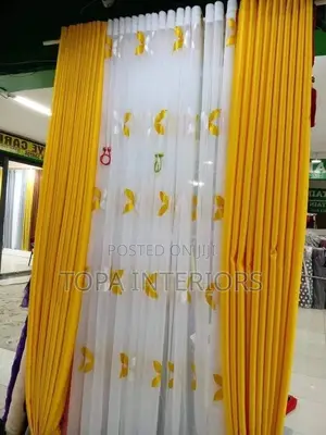York Yellow Window Curtains Window Pair Curtains Per Metre