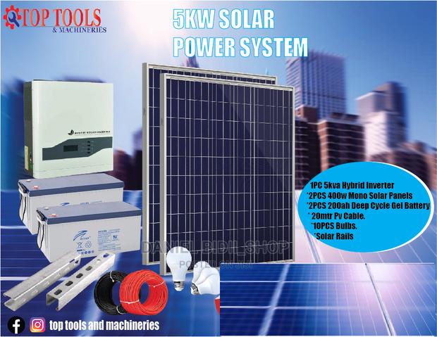 5kw Solar Power System - main view