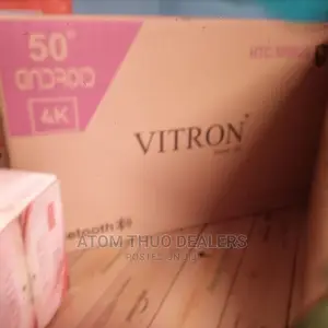 50 Inches Vitron Tv Smart Android Flameless -
