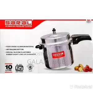 Saral Pressure Cooker Perfect Quality 10ltr
