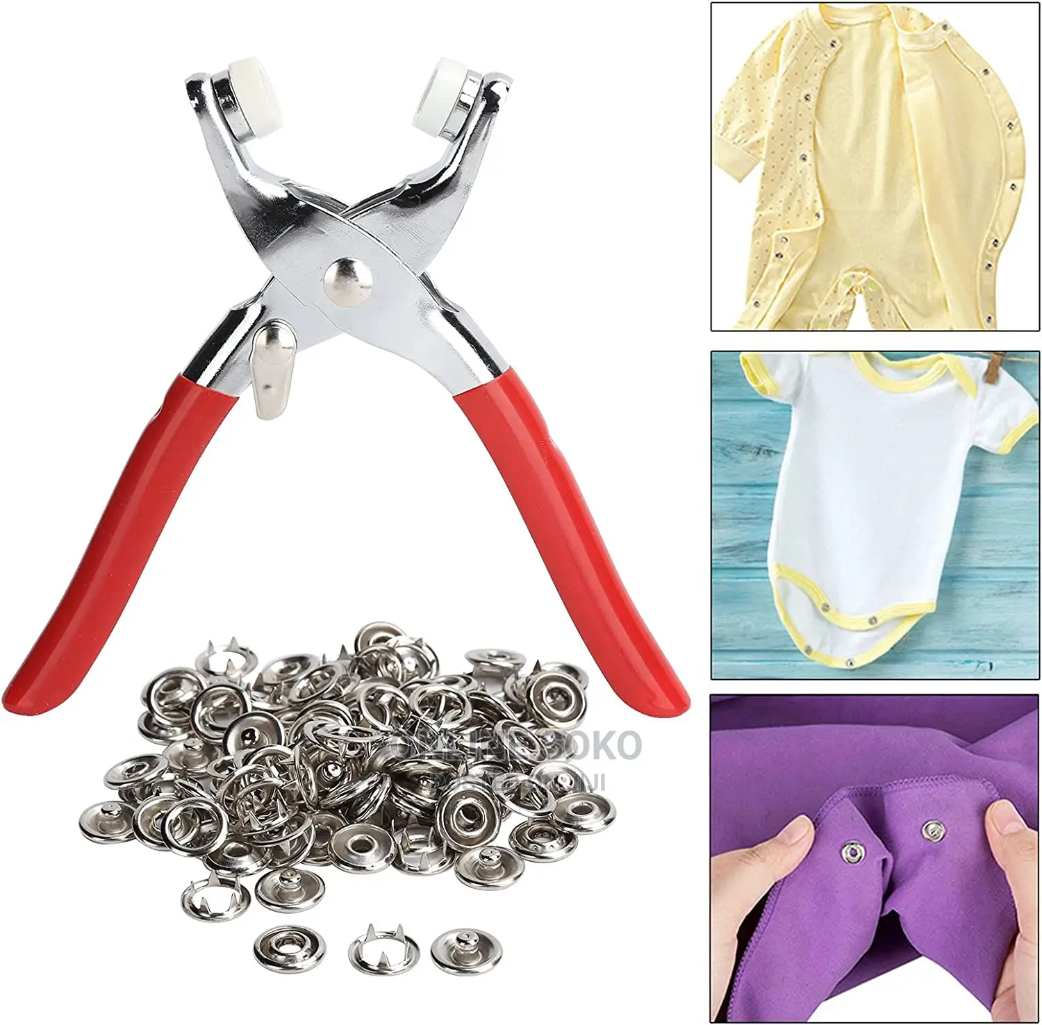 Lightweight Clips Fasteners Snap Studs Button Pliers
