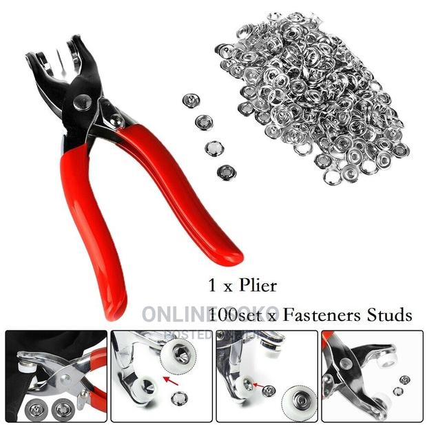 Lightweight Clips Fasteners Snap Studs Button Pliers - thumbnail 5