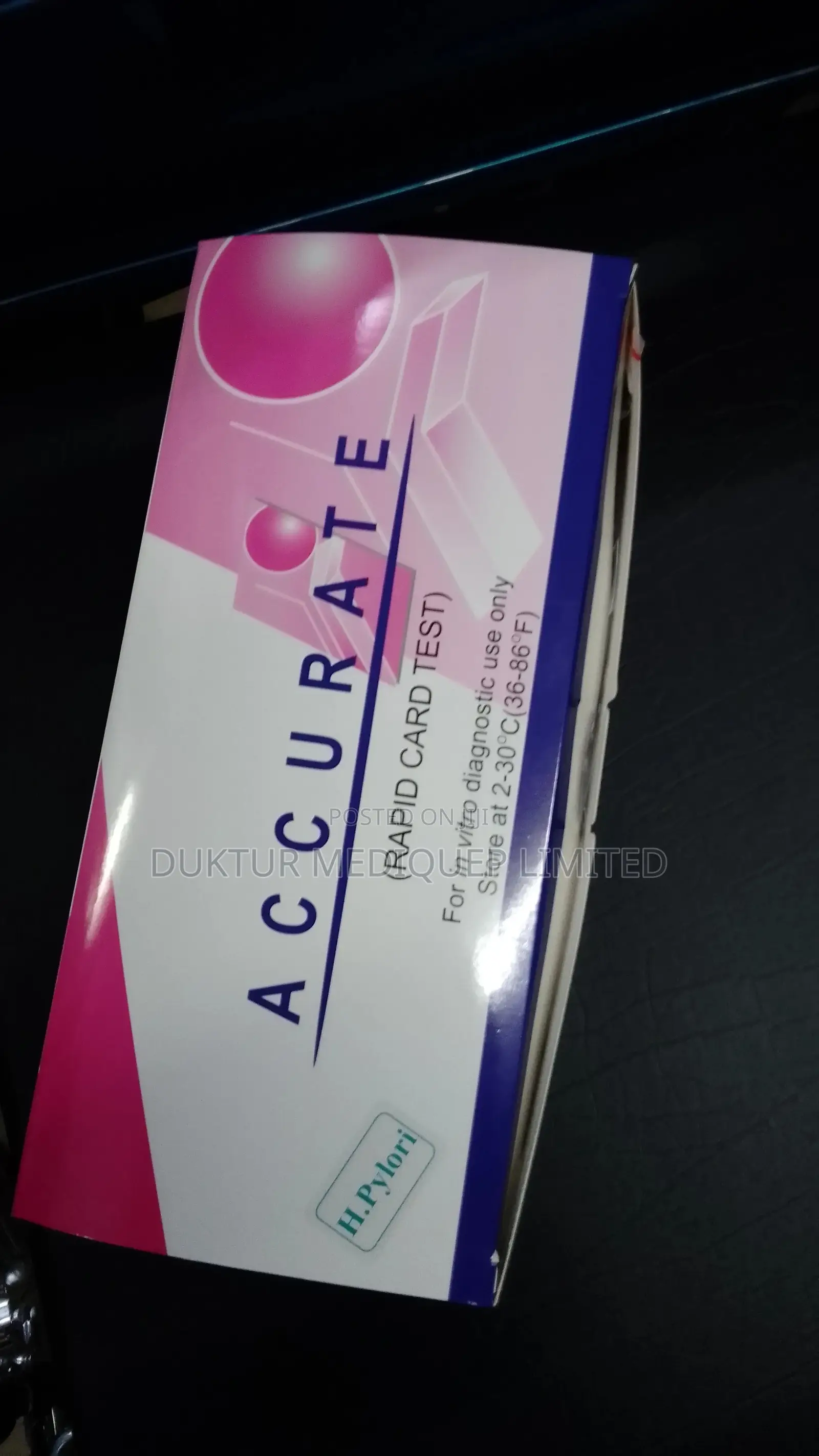 One Step H.Pylori Ag Rapid Test Cassette (25s)
