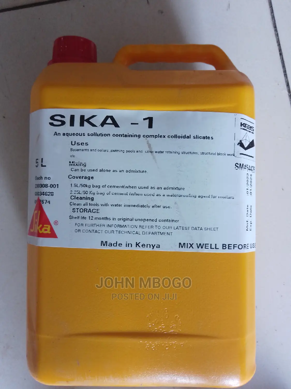 Sika 1 Waterproofing/5l