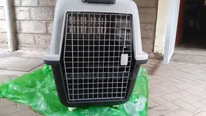 Standard Pet Travel Crate Dog Cat Kennel Black Color- XL