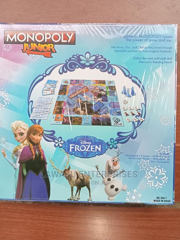 Disney Based - Monopoly Junior Game for Kids - thumbnail 3