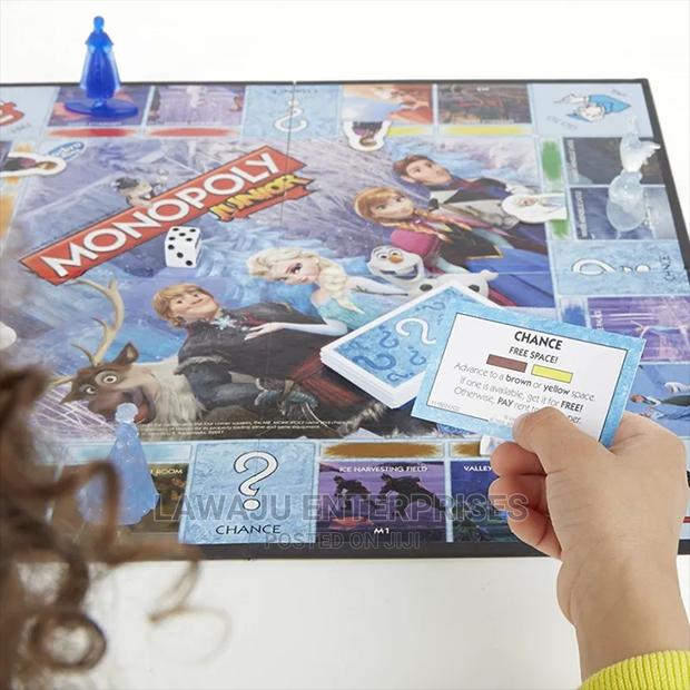 Monopoly Junior Disney Frozen Edition Board Game With Elsa - thumbnail 3