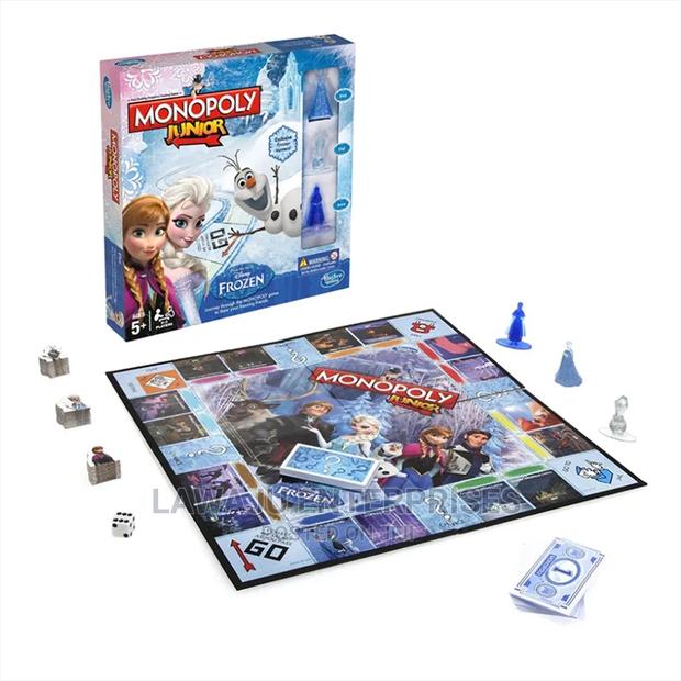 Monopoly Junior Disney Frozen Edition Board Game With Elsa - thumbnail 4