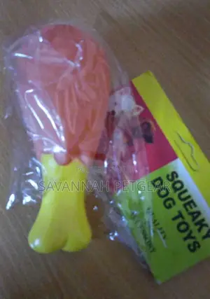 Dog Toy Chicken Bone Shaped Chewing Pet Toys Strong Silicone