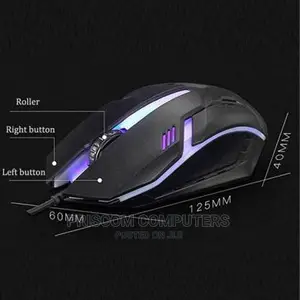 USB Wired Gaming Mouse With LED Backlight Up To 3200 DP