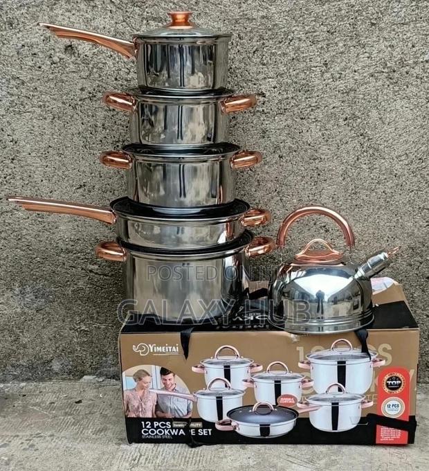 12pcs Cookware With Kettle- Yimeitai