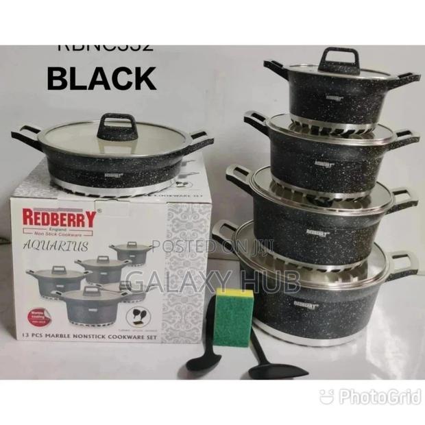 13pcs Marble Non-Stick Cookware Set