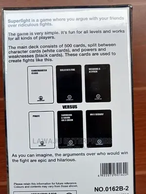 Super Fight - 500 Card Deck Game for Adults