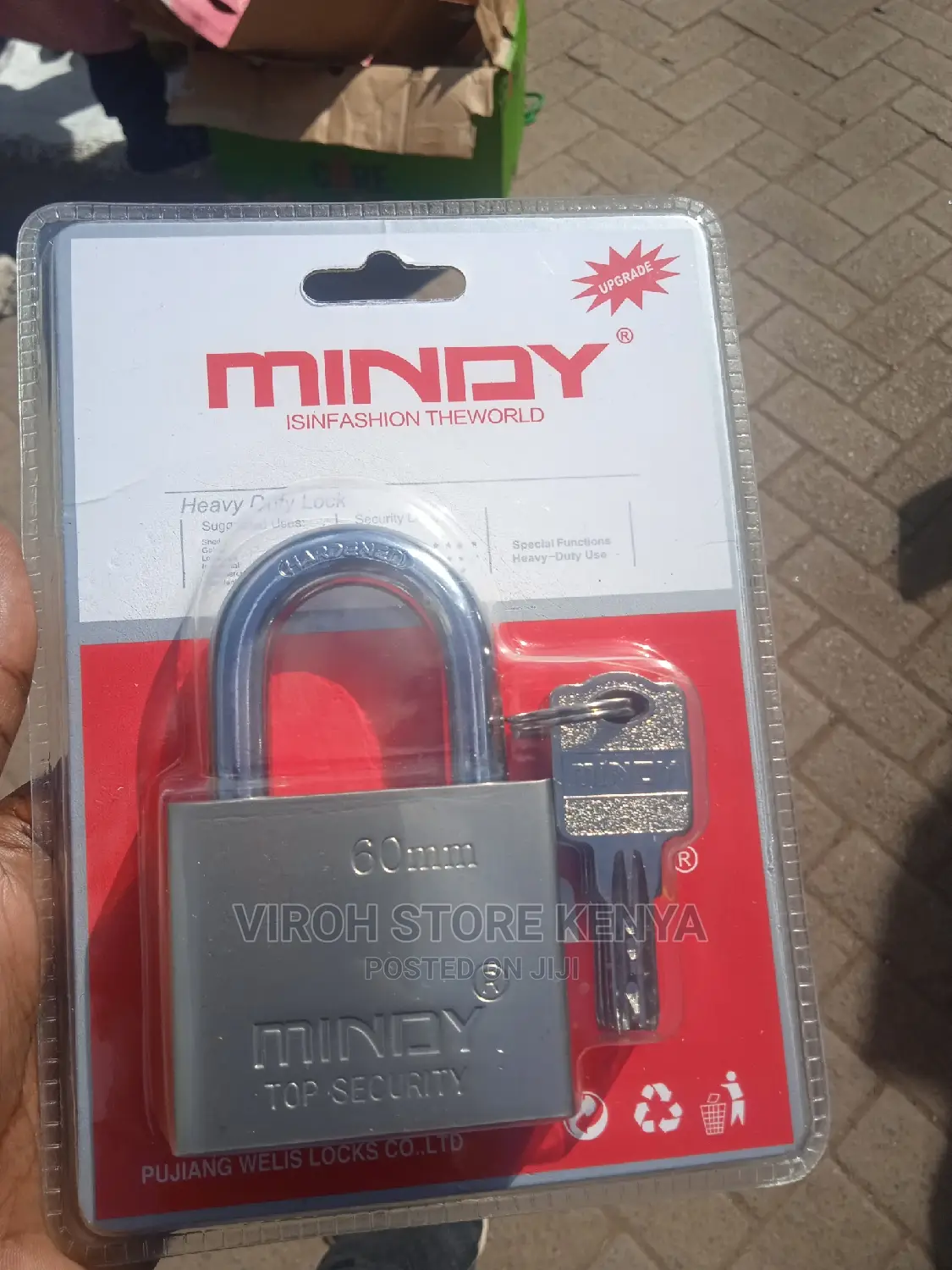 Mindy Hardware Padlock 60mm With Three Keys