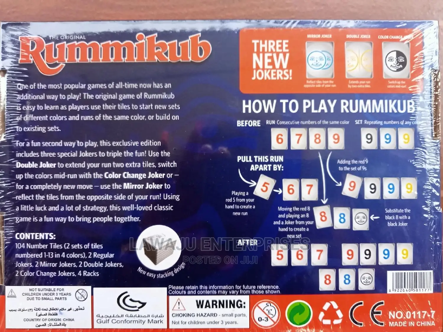 Rummikub Game-Reinforces STEM Skills Eg Sequencing Cognition