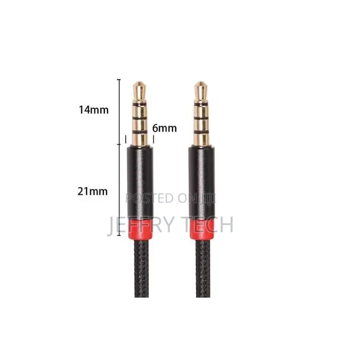 High Quality 3.5mm Stereo Audio Cable Extension Male to Male