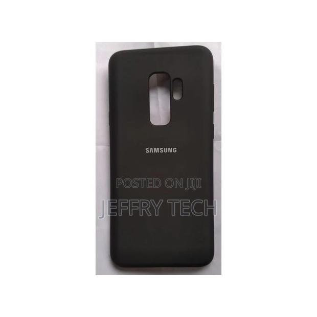 Samsung Galaxy S9 Plus Silicone Back Case, Black - main view