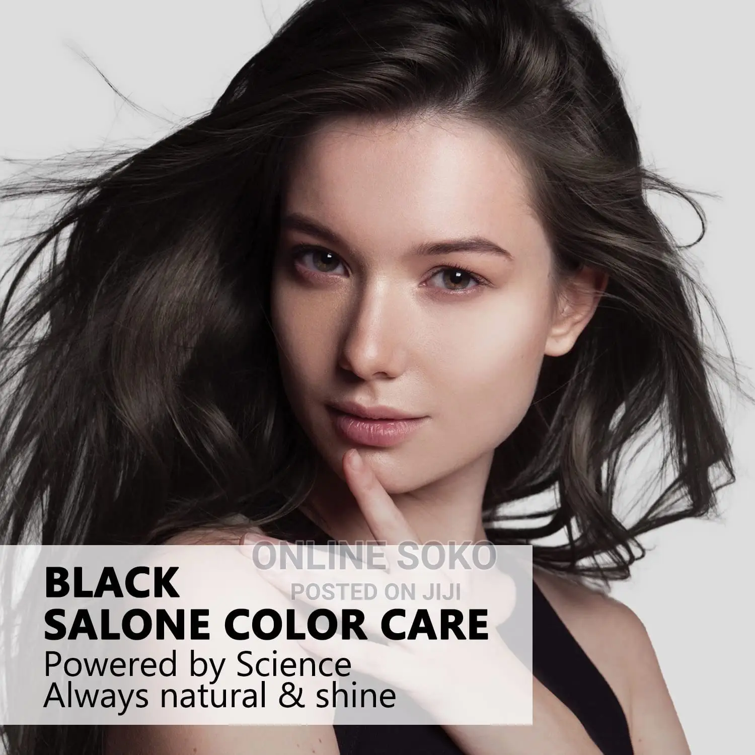 Black Hair Colour Shampoo, 1 Box (25ml X 10 Sachets)