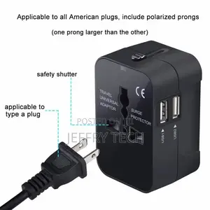 Universal Travel Wall Charger Power Socket, for iPad , Iphon