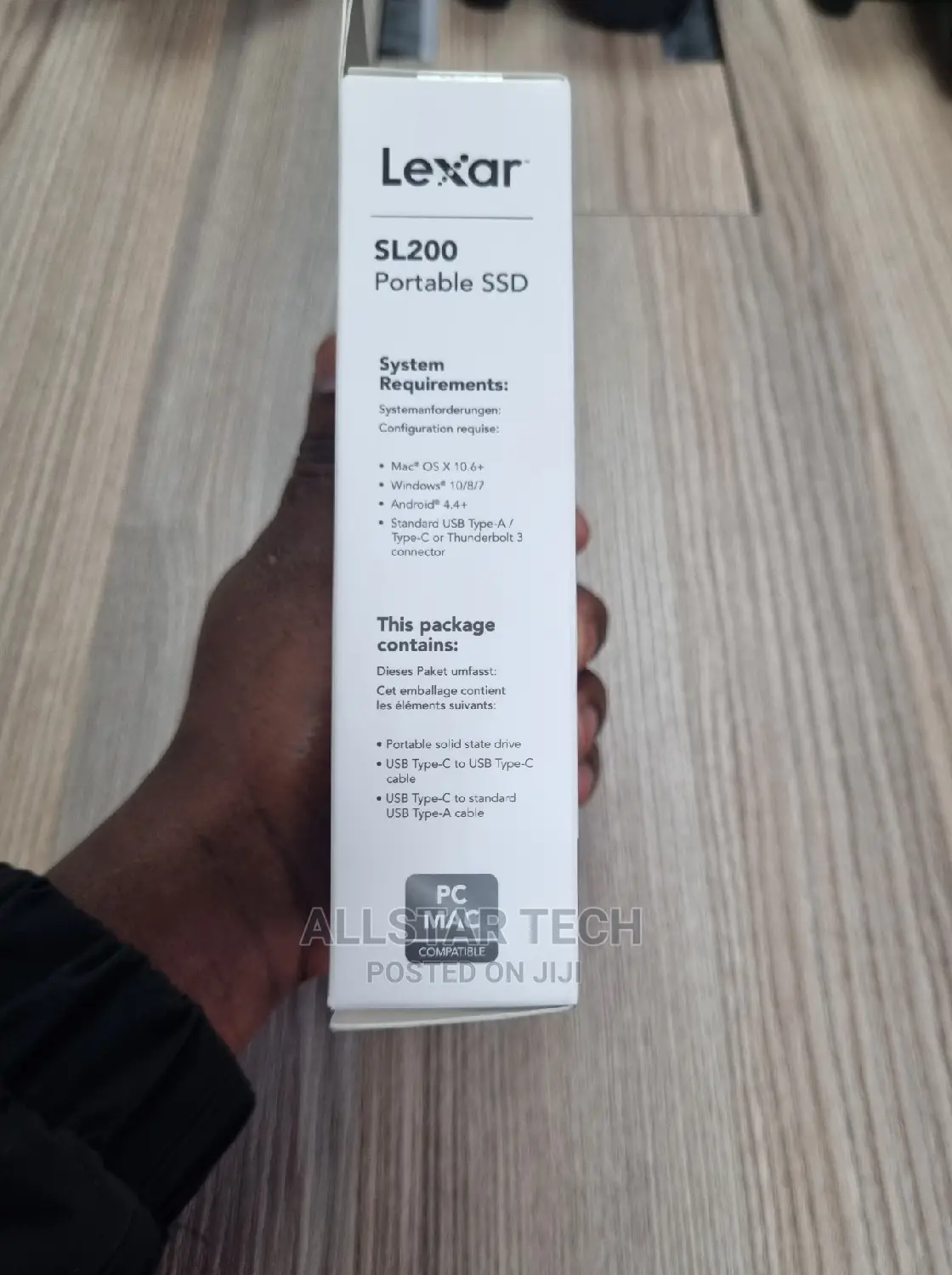 Lexar 512 SSD Portable.