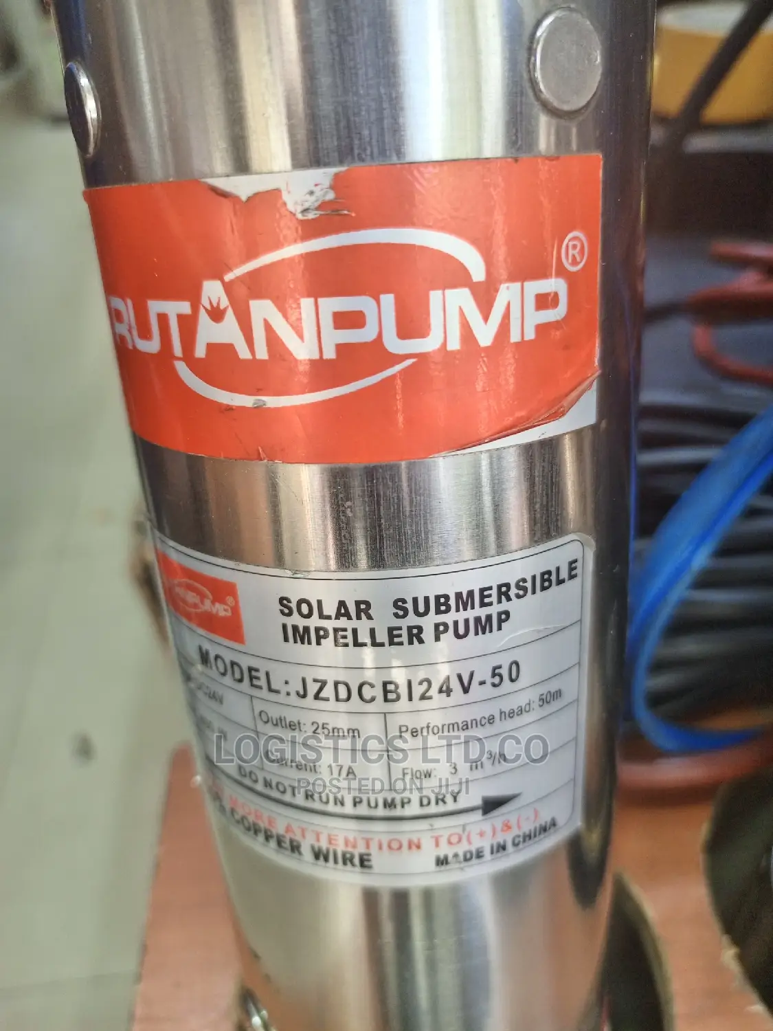 Rutanpump 24V 400W High Lift Submersible Pump Dc, Solar 50M