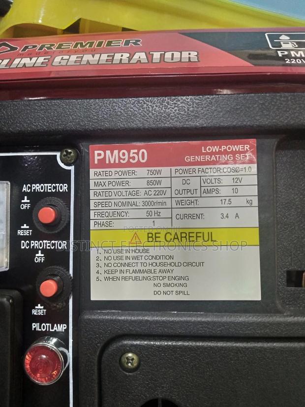 Premier 750w Gasoline Generator - main view