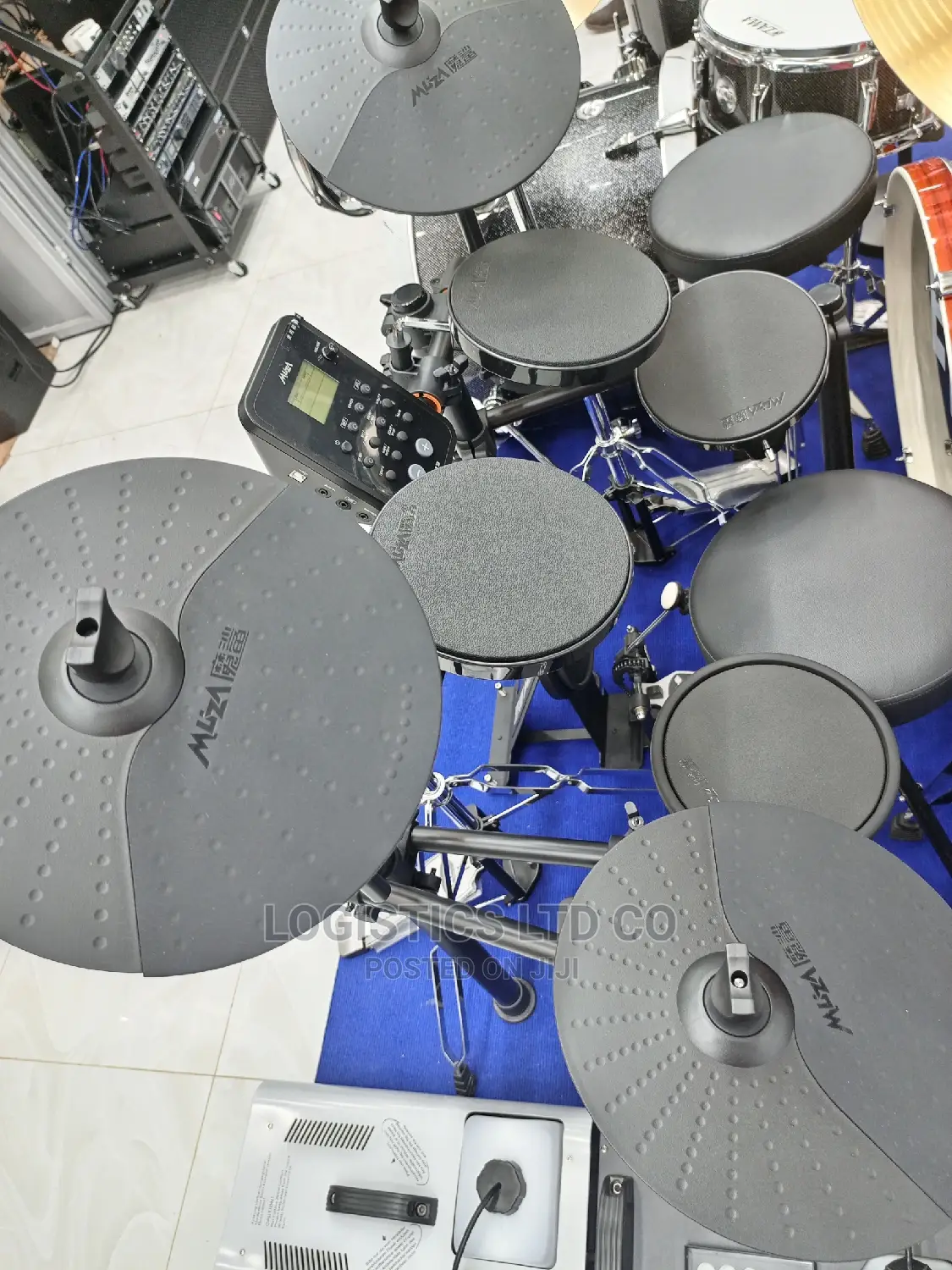 New Muza Electronic High Quality Digital Drum Set Electric