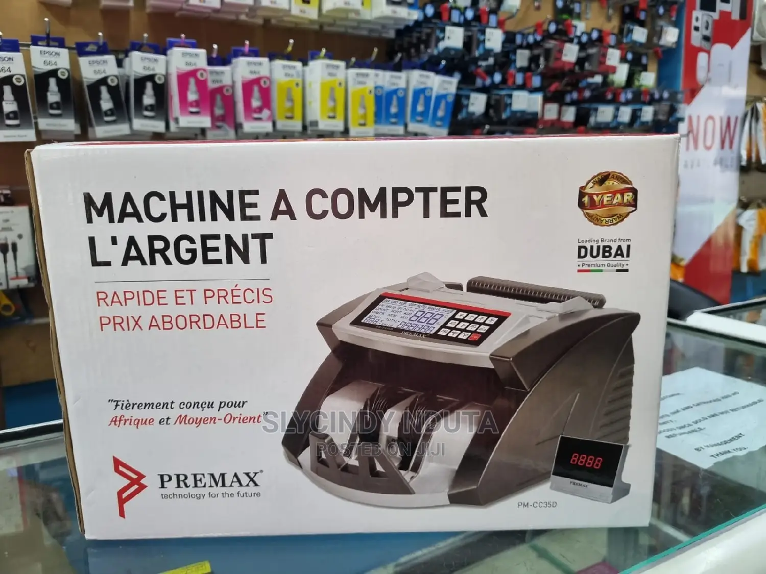 Machine Acompter l'Argent Counting Machine