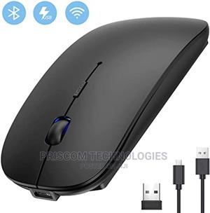 2.4GHZ Bluetooth Rechargeable Wireless Mouse With Receiver - main view