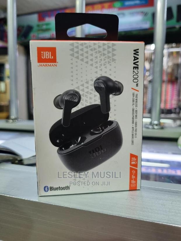 JBL Wave 200 Earbuds Black - main view