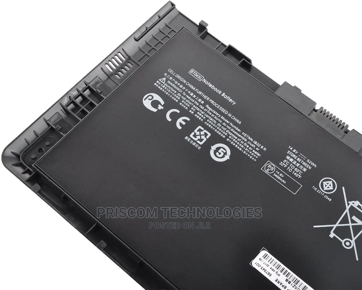 Original BT04XL Notebook Battery for HP Elitebook 9470M 9480