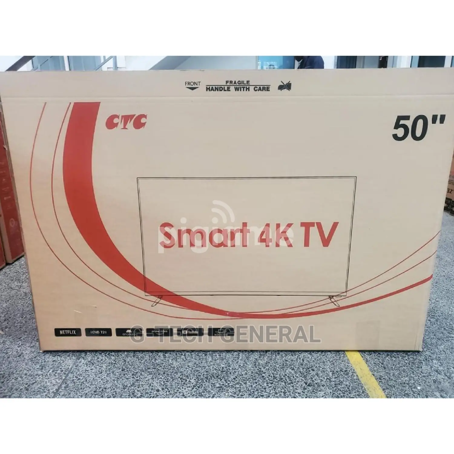 CTC 50 Inches Smart UHD Tv ,Youtube, Netflix
