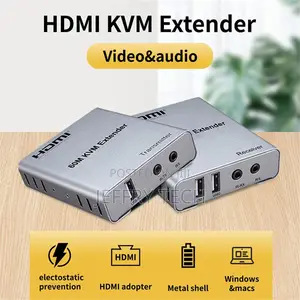 60M USB KVM HDMI Extender ,With 1080P R/L Audio by Cat5e Cat