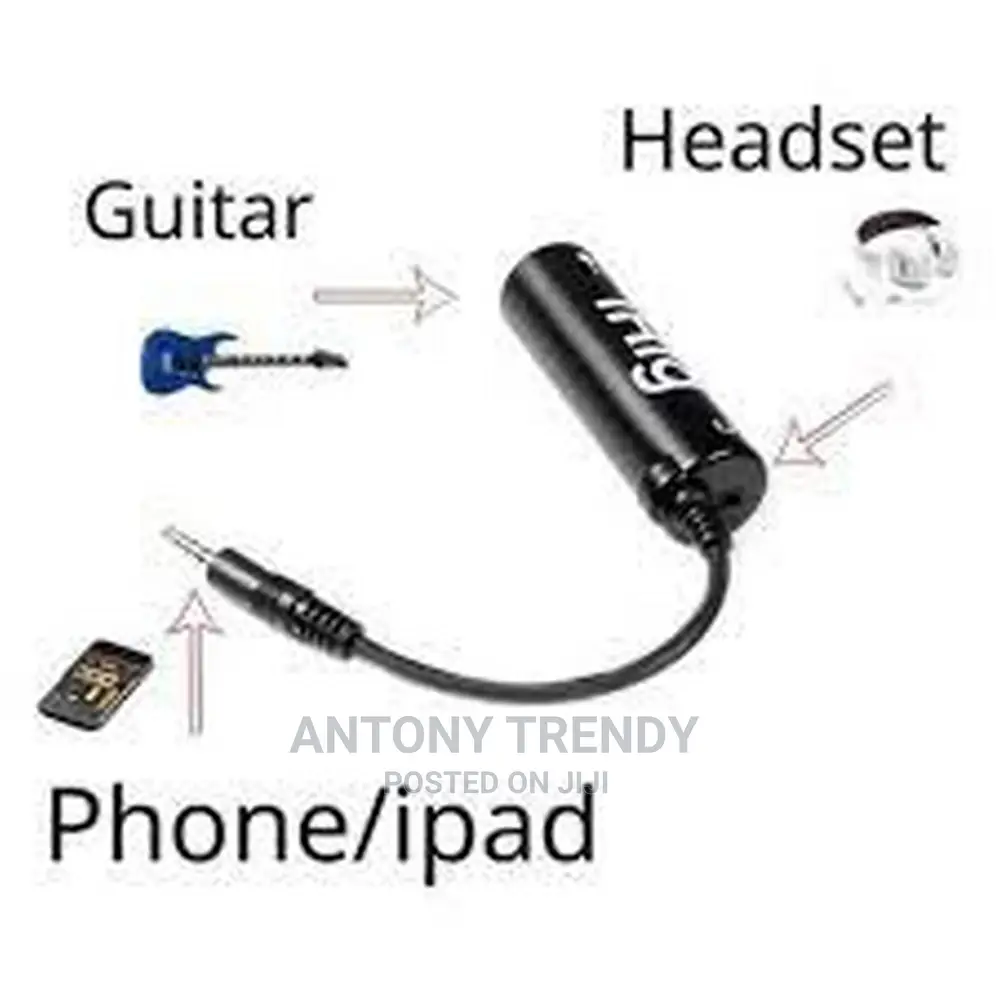 Guitar Interface Irig Converter Replacement Guitar for Phone