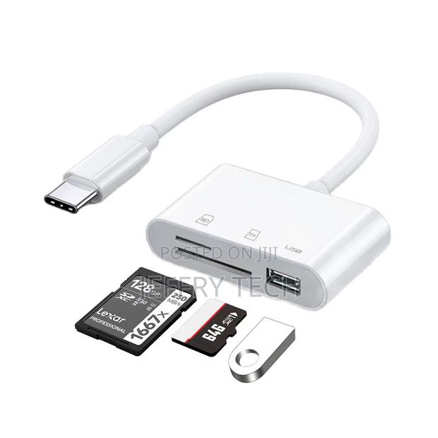 Type C Adapter USB TF SD Card Reader for Macbook Samsung Hua
