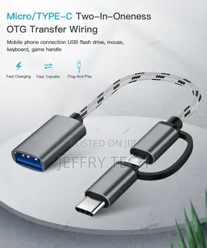 2 in 1 Type-C OTG Adapter Cable USB 3.0 to Micro USB Type C
