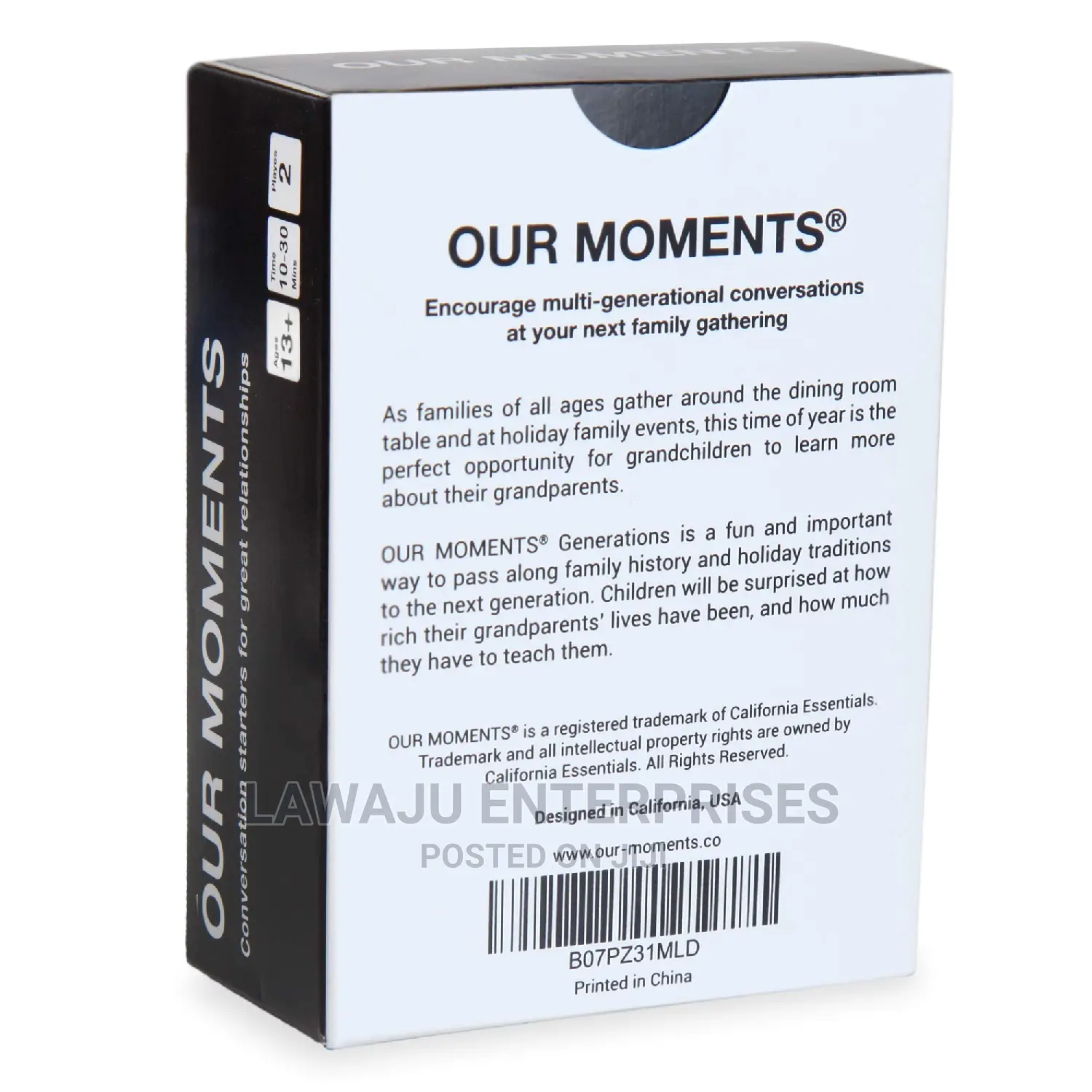 OUR MOMENTS Generations: 100 Cards Grandkids to Grandparents
