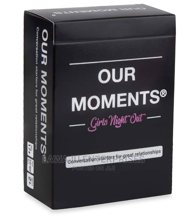Our Moments Girls Night Out Card Game - 100 Cards (Age:17+)