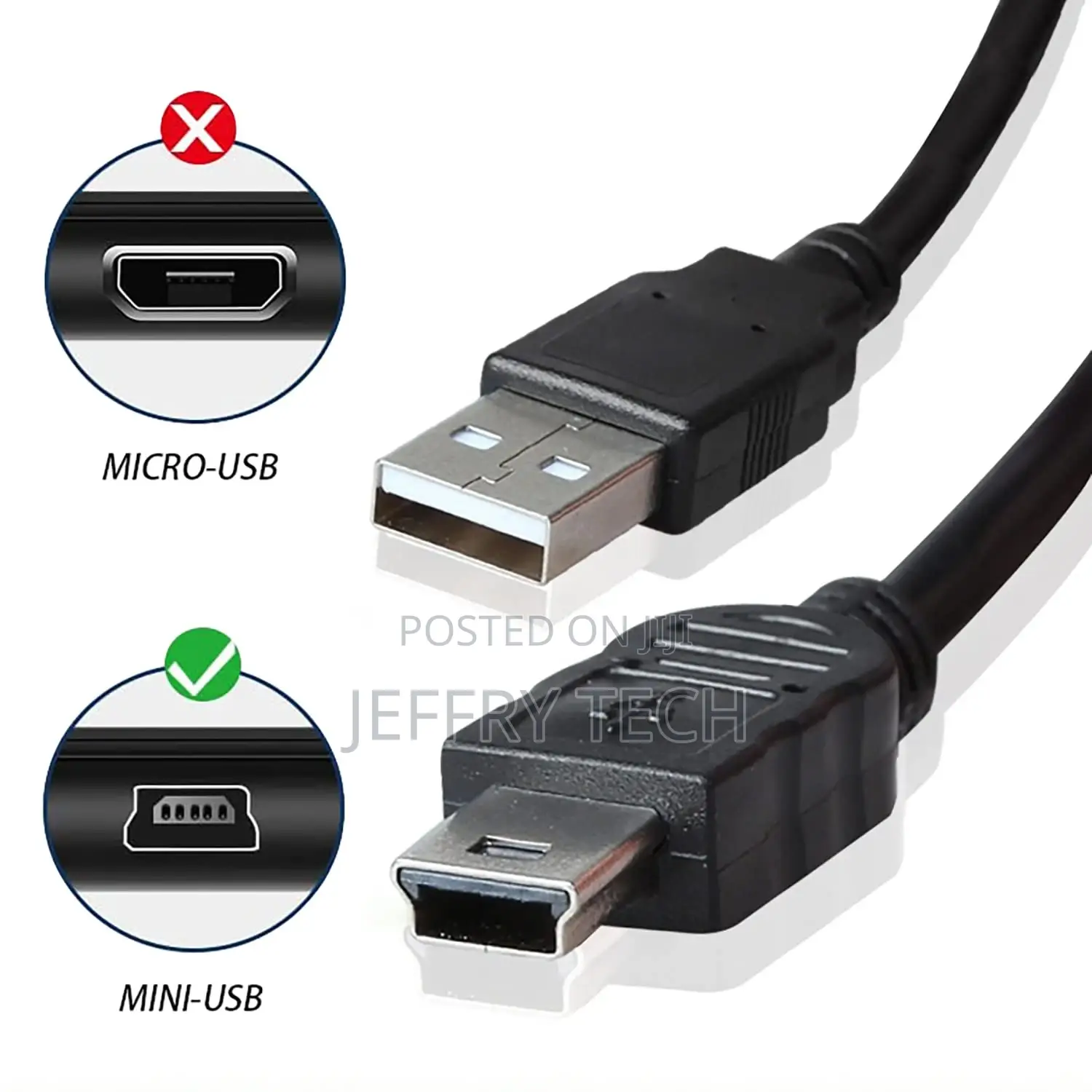 Mini USB 2.0 Cable 5pin Mini USB to USB Fast Data Charger Ca