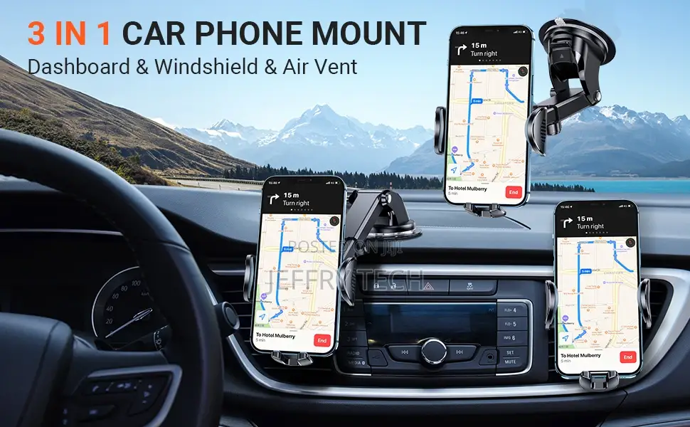 Car Phone Holder Sucker Car Phone Mount Stand GPS Telefon Mo