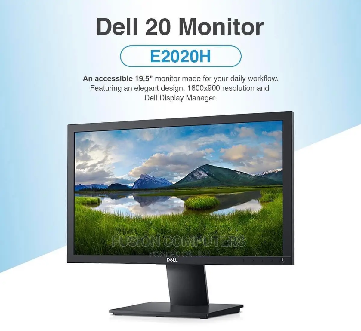 Dell E2020h 19.5 Inch (49.50 Cm) Led Backlit Monitor