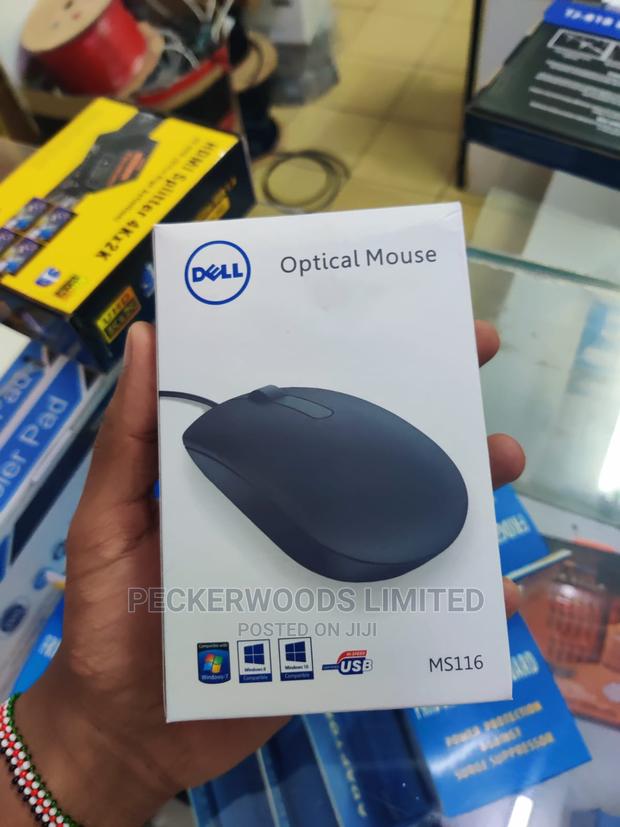 Dell MS116 1000 DPI Optical Wired Mouse